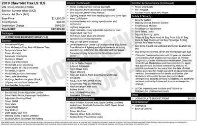 2019 Chevrolet Trax LS