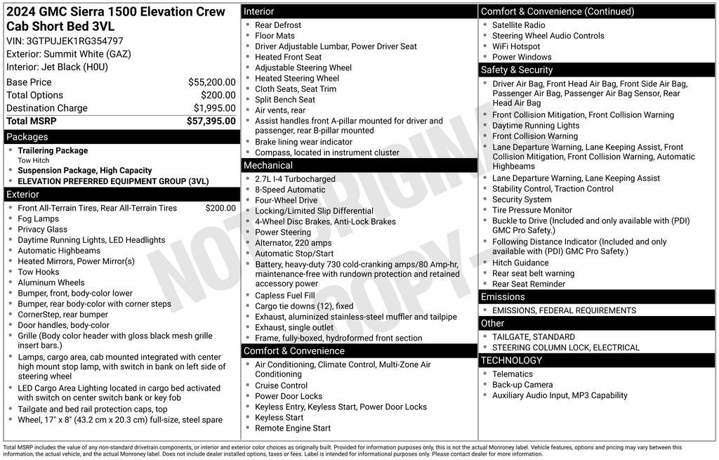 2024 GMC Sierra 1500 Elevation