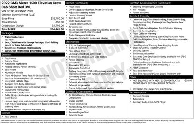 2022 GMC Sierra 1500 Elevation