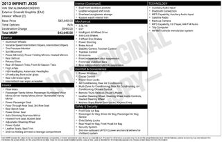 2013 INFINITI JX35 Base