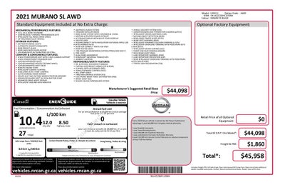 2021 Nissan Murano SL