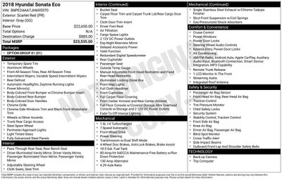 2018 Hyundai Sonata ECO