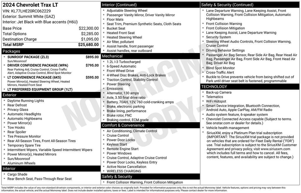 2024 Chevrolet Trax LT
