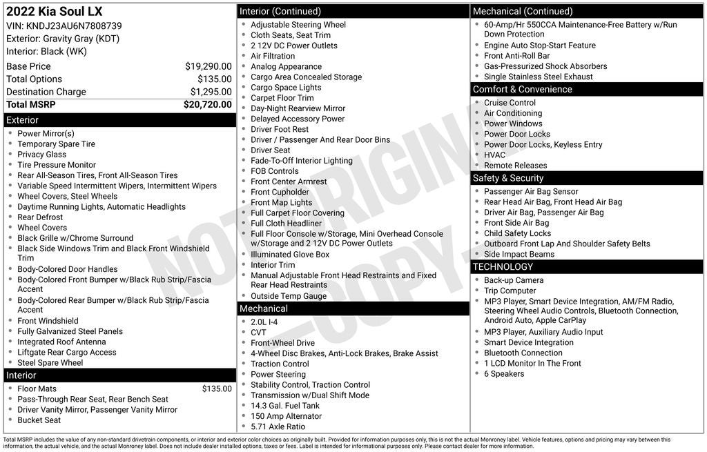 2022 Kia Soul LX