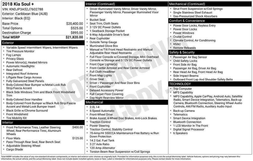 2018 Kia Soul Plus