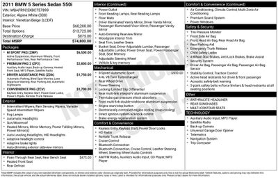 2011 BMW 5 Series 550i