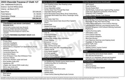 2023 Chevrolet Traverse LT Cloth