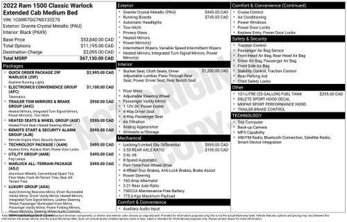 2022 RAM 1500 Classic Base