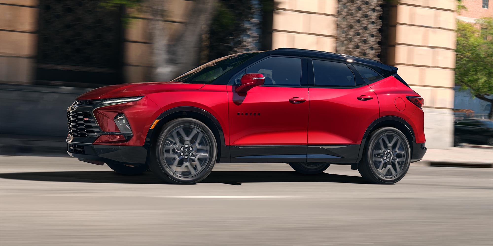 Red 2025 Chevy Blazer